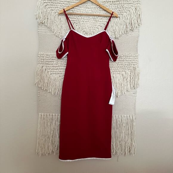 NWT: Dress the Population Adrian Cold Shoulder Dress - Picture 1 of 7